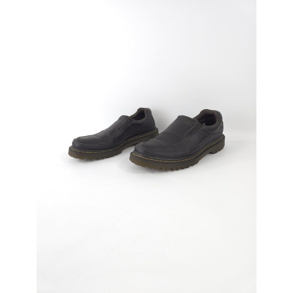 Dr. Martens Orson Loafers Men 10M Shoes Brown Leather Slip On Comfort Work Y2K